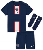 Piłka nożna - Dziecięcy Komplet Piłkarski Nike PSG 2022/23 Home DJ7917 r.3-6 - miniaturka - grafika 1