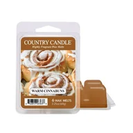 Zapachy do domu - Warm Cinnabuns - Country Candle - wosk zapachowy 64 gram - miniaturka - grafika 1