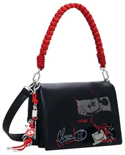 Desigual Torba damska z Mickey, ACROSSBODYBAG, Czarny (Black) - Torebki damskie - miniaturka - grafika 1