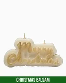 Świece - Świeca Sojowa - Merry Christmas - 80 ml - Zapach Christmas Balsam - miniaturka - grafika 1