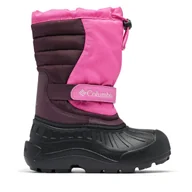 Buty dla dziewczynek - Śniegowce Columbia Youth Powderbug Snowlite 2078921 Różowy - miniaturka - grafika 1