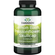 Witaminy i minerały - Swanson - Lemon Balm, Complex,180 kapsułek - miniaturka - grafika 1