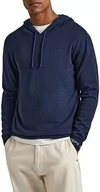 Bluzy męskie - Pepe Jeans Męska bluza z kapturem Andre, Niebieski (Dulwich), XXL - miniaturka - grafika 1