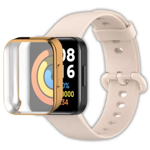 Pełne etui ochronne 360° Vanfone do Xiaomi Redmi Watch 2 Lite, różowe złoto - Akcesoria do smartwatchy - miniaturka - grafika 1