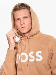 Boss Bluza 50496661 Beżowy Oversize - Bluzy męskie - miniaturka - grafika 1