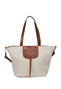 caneva Women's Shopper, beżowy, beżowy, jeden rozmiar - Torebki damskie - miniaturka - grafika 1