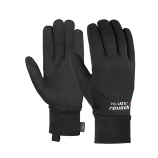 Rękawice multifunkcyjne Reusch Power Stretch Touch-Tec 7700 czarny - Pozostałe akcesoria do telefonów - miniaturka - grafika 1