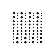 Scrapbooking - Perełki samoprzylepne 80 szt. - czarne - miniaturka - grafika 1