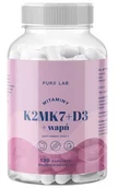 Witaminy i minerały - PureLab Witaminy K2MK7+D3+Wapń 130 kaps. - miniaturka - grafika 1