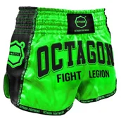 Spodnie sportowe męskie - Octagon Spodenki Kickboxing/Muay Thai Fight Legion Green - miniaturka - grafika 1