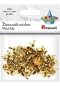 Dekoratorstwo - TITANUM Dekoracje TITANUM dzwonki złote op.30 307938 - miniaturka - grafika 1
