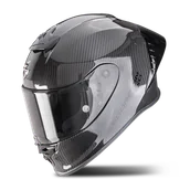 Kaski motocyklowe - Kask Integralny Scorpion EXO-R1 EVO Carbon Air Solid CzarnyS - miniaturka - grafika 1