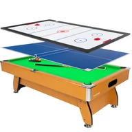 Stoły bilardowe i akcesoria - Stół bilardowy z nakładką cymbergaj/ping pong 8FT - BOLD-BEIGE - miniaturka - grafika 1