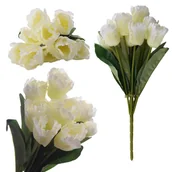 Sztuczne kwiaty - Tulipany Bukiet Tulipanów Tulipan Wiosenny Bukiecik Jak Żywe Dekoracja - miniaturka - grafika 1