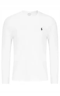 POLO RALPH LAUREN Koszulka z długim rękawem Longsleeve biały r L - Koszulki męskie - miniaturka - grafika 1