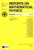 Czasopisma - reports on mathematical physics 89 nr 2/2022 - miniaturka - grafika 1