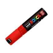 Długopisy - Paczka Marker PC-8K czerwony Posca Uni 6 szt. - miniaturka - grafika 1