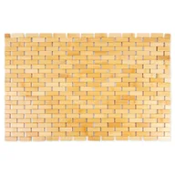 Wanienki dla dzieci - Mata antypoślizgowa łazienkowa bambusowa 80x50 cm - miniaturka - grafika 1