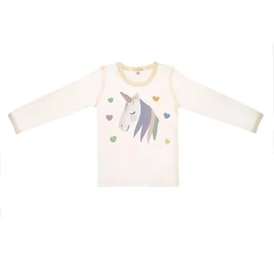 T-shirt dziecięcy z jednorożcem - Koszulki dla dziewczynek - miniaturka - grafika 1