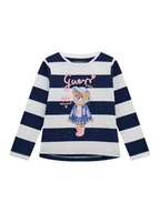 Bluzki damskie - Guess Bluzka K5BI11 K9NF4 Granatowy Regular Fit - miniaturka - grafika 1