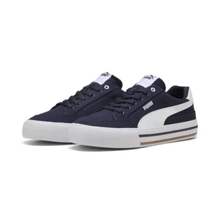 Sneakersy unisex Court Classic Vulcanised Formstrip PUMA New Navy White Blue - Buty trekkingowe damskie - miniaturka - grafika 1