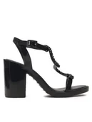 Sandały damskie - Melissa Sandały Melissa Snake Block + Bo.Bo Ad 35775 Czarny - miniaturka - grafika 1