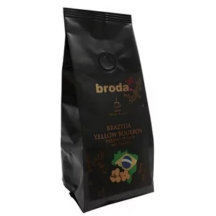 BRODA COFFEE Kawa ziarnista BRODA COFFEE Brazylia Yellow Bourbon Mogiana Premium Arabica 1 kg - Kawa - miniaturka - grafika 1