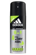 Dezodoranty i antyperspiranty męskie - adidas 6in1 Cool & Dry 48h 150ml - miniaturka - grafika 1