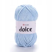 Pasmanteria - Włóczka YarnArt Dolce 100g 749 błękitny - miniaturka - grafika 1