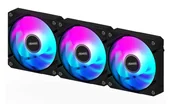 Wentylatory komputerowe - GIGABYTE AORUS EZ CHAIN FAN 120 (3-Pack) Płyta główna Wentylator 12 cm Czarny 3 szt. GP-ECFAN1203 - miniaturka - grafika 1