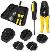 Pozostałe akcesoria sieciowe - Zestaw Zaciskarka Z Wymiennymi Szczękami Etui - miniaturka - grafika 1