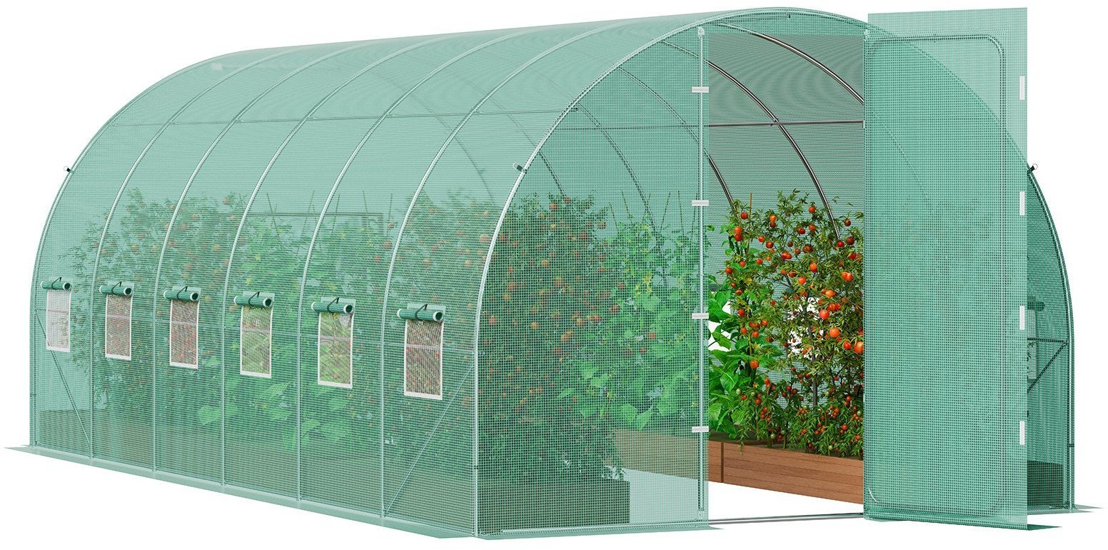 VEVOR Tunel foliowy ogrodowy szklarnia 17m2 5.9x2.95x2.25 m