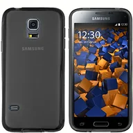 Etui i futerały do telefonów - mumbi Etui kompatybilne z Samsung Galaxy S5 mini etui na telefon komórkowy, przezroczyste czarne - miniaturka - grafika 1
