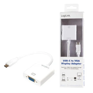 Logilink USB 3.1 C - VGA (UA0237) - Złącza, przejściówki, adaptery - miniaturka - grafika 5