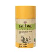 Farby do włosów i szampony koloryzujące - SATTVA Sattva Ayurveda Farba Do Włosów Jasny Blond 150G SAT871 - miniaturka - grafika 1