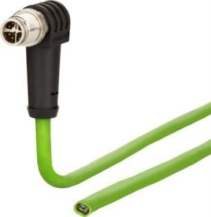 Metz Kabel połączeniowy METZ CONNECT M12-Męski 8-biegunowy z kodem X, kątowy, 5 m