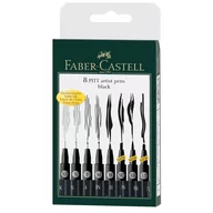 Cienkopisy - Faber Castell Cienkopis FABER-CASTELL artys. 8szt. 167137 - miniaturka - grafika 1