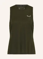 Koszulki i topy damskie - Salewa Tank Top Puez Dry gruen - miniaturka - grafika 1