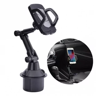 Braders Uchwyt samochodowy do telefonu do miejsca na kubek cup holder czarny - Uchwyty samochodowe do telefonów - miniaturka - grafika 1