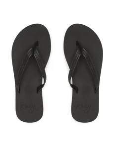 Roxy Japonki ARJL100673 Czarny - Klapki i japonki damskie - miniaturka - grafika 1