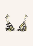 Stroje kąpielowe - Seafolly Góra Od Bikini Trójkątnego Take Flight schwarz - miniaturka - grafika 1