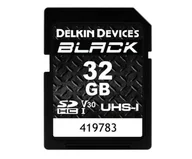 Karty pamięci - Delkin Devices 32GB SDHC BLACK Rugged UHS-I V30 - miniaturka - grafika 1