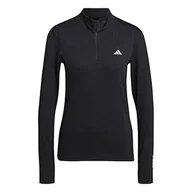 Koszulki i topy damskie - adidas Damska koszulka z długim rękawem, czarny/biały, XS - miniaturka - grafika 1