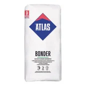Zaprawy budowlane - Atlas Klej gipsowy do płyt g-k  BONDER 25 kg - miniaturka - grafika 1