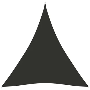 vidaXL Żagiel ogrodowy, tkanina Oxford, trójkątny, 4x5x5 m, antracyt 135124 - Parasole ogrodowe - miniaturka - grafika 1