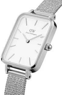 Zegarek Daniel Wellington zegarek Quadro Pressed damski kolor srebrny - Zegarki damskie - miniaturka - grafika 1