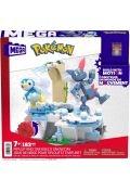 Klocki - Klocki konstrukcyjne Pokémon Mega Construx Piplup i Śnieżny dzień Sneasela HKT20 - miniaturka - grafika 1