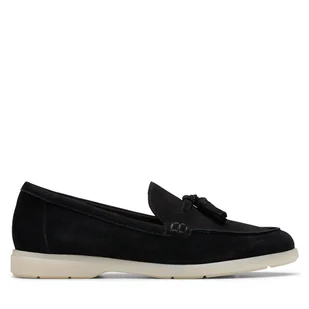 Mokasyny Clarks Narini Edge 26181450 Czarny - Mokasyny damskie - miniaturka - grafika 1