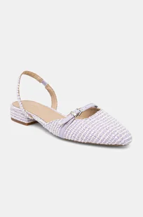 Aldo baleriny FLINTSTONE kolor fioletowy z odkrytą piętą 13966810 - Baleriny - miniaturka - grafika 1