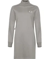 Sukienki - FILA Damska sukienka w stylu Temple Turtle Neck Dress luźna sukienka, Gull, XL - miniaturka - grafika 1